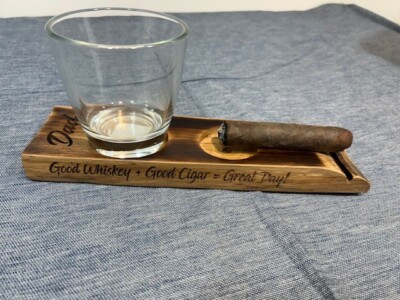 Fathers Day Whisky barrel Stave Cigar Caddy, Custom engraved LQQK!!