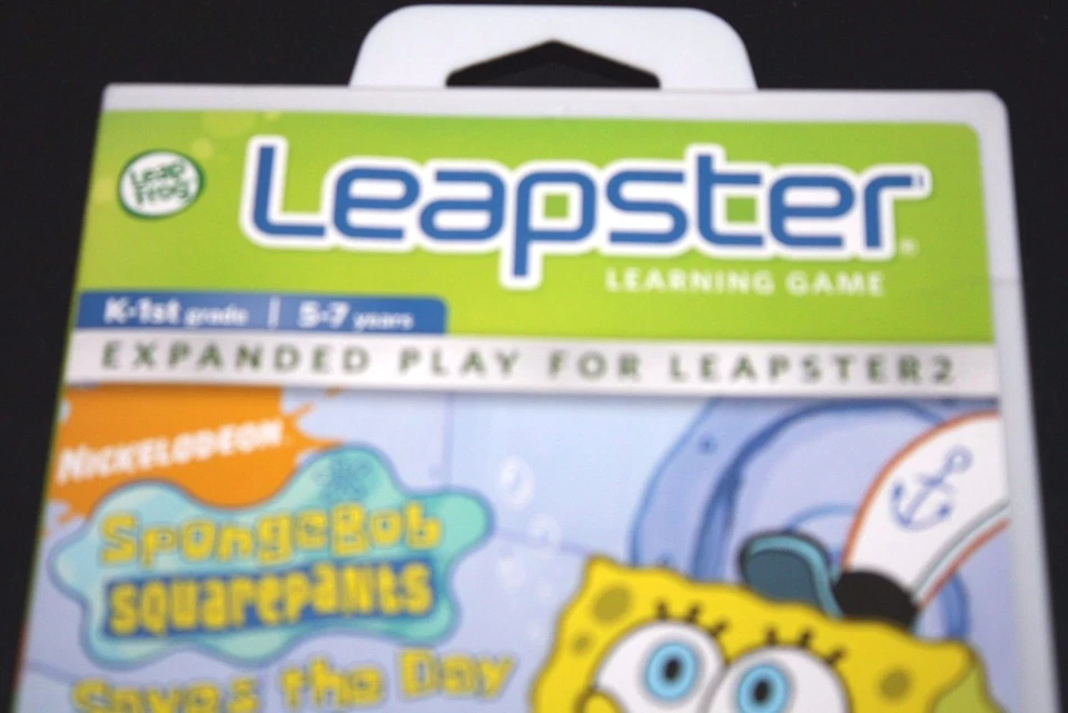 Leapster SpongeBob Game Leapster 2 K-1st Grades Reading & Math Teacher -DD -9 - Image 2 of 4