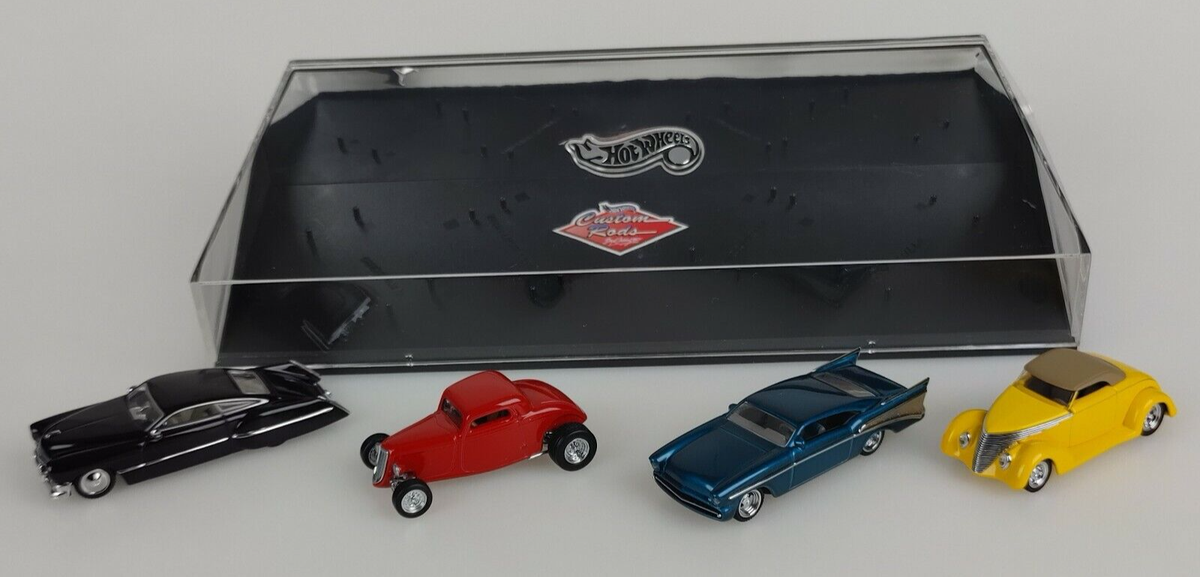 Boyd Coddington 4 Car Set + Display Case & Original Boxes Custom