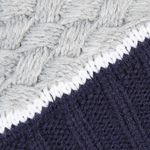 Trespass Kids Bobble Hat Knitted Beanie Fleece Lined Axel - Picture 5 of 6