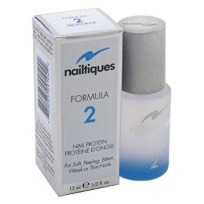 Nailtiques Formula 2 Protein Treatment for Soft Peeling Weak Nails 0.5 Oz
