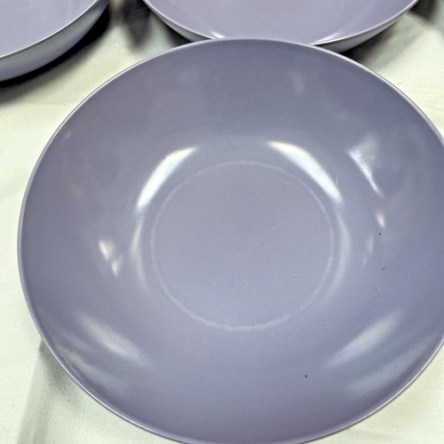 Set of 7 Vintage Royalon Melmac 6-1/4” Purple Soup/Cereal Bowls 312 - Picture 2 of 7