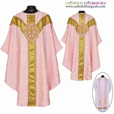 NEW ROSE gothic vestment & stole set, Gothic chasuble, casula, casel