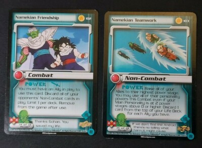 LIMITED RARE NAMEKIAN Friendship Teamwork Score Dragon Ball Z TCG Androids  Saga | eBay