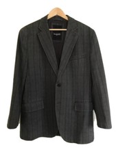 Bugatti Mens 42 Brown Two Button Blazer Sports Coat Suit Jacket Easy Care Fabric
