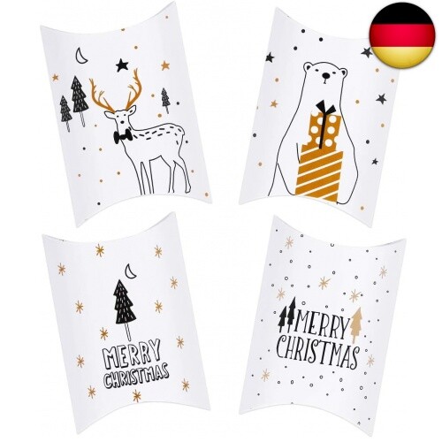 20 Stück Weihnachten Geschenkbox, Keksschachtel Pralinenschachtel Schachtel - Bild 1 von 7