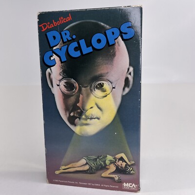 Diabolical Dr. Cyclops, 1940 (VHS, 1989) Sci-Fi Horror, Albert