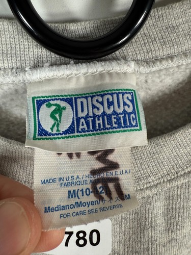 Vtg Discus Athletic Unisex Kids St. Mary's Fleece Sweatshirt Gray Sz M 10-12 - Picture 10 of 18