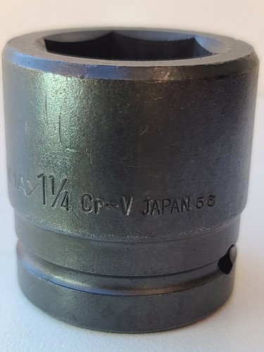 1-1/4" x 3/4" Drive Impact Socket, H/D, Precison Tools, Minimax, Made in Japan - Picture 5 of 5