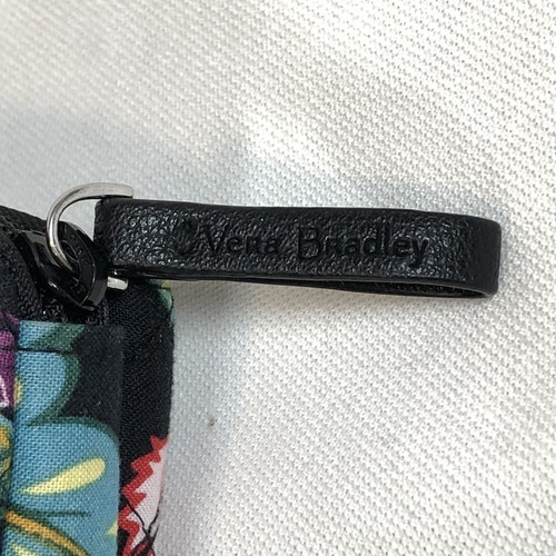 Vera Bradley ikonische Kombi-Geldbörse mit Kalbsleder in Ranken Blumenmuster nicht mehr produziert RFID - Bild 9 von 12