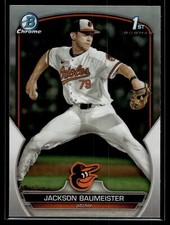 Jackson Baumeister 2023 Bowman Draft Chrome 1st Refractor B Card #BDC-84