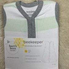 Burt's Bees Baby Beekeeper Infant Wearable Blanket Organic SEAGLASS 0-6M
