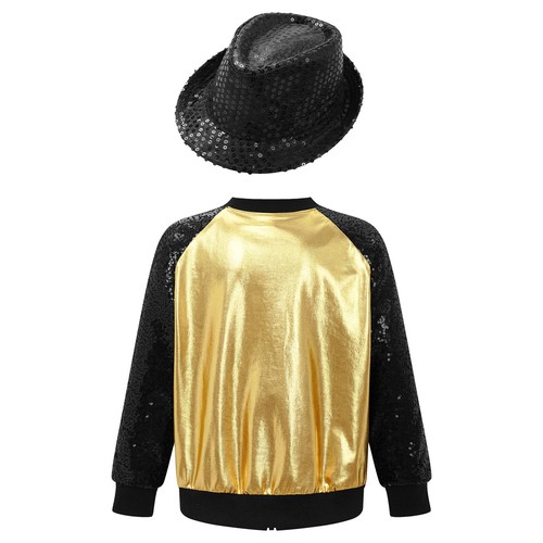 Girls Outfits Modern Hip Hop Festival Jacket Streetwear With Hat Loose Fit Top - Picture 32 of 93
