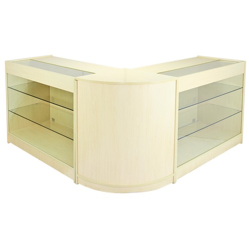 Shop Counter Set Retail Display Counters Glass Showcase POS Storage Shelves - Picture 107 of 124