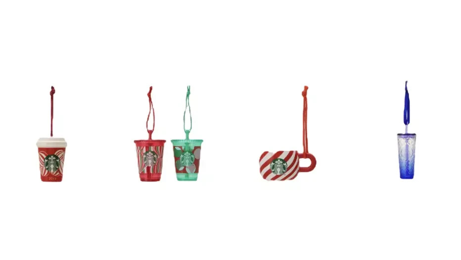 Starbucks Holiday 2024 Ornament 4 Set From Japan Free Shipping | eBay