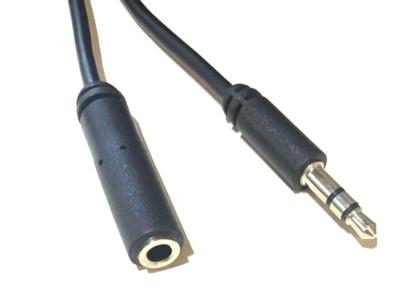 25ft 3.5mm Male to Female Stereo Audio Extension Cable