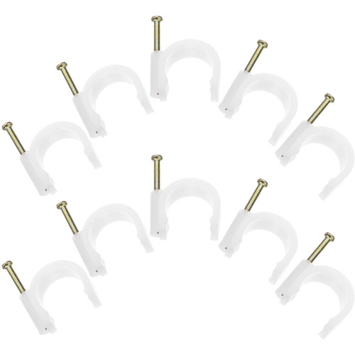 50pcs Wire Staple Ethernet Cable Clip Nail In Coaxial Cable Staple UK - 第 8/12 張圖片