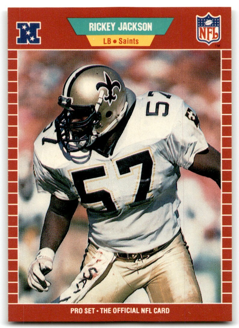 1989 PRO SET RICKEY JACKSON NEW ORLEANS SAINTS #270 | eBay