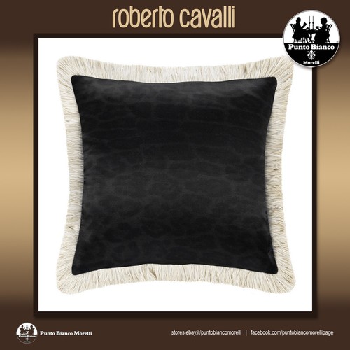 ROBERTO CAVALLI HOME | Monogram | Cuscino nero - Imagen 7 de 13