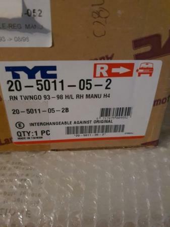 7701036394 headlight headlight projector front right man H4 Renault Twingo 93-98 - Picture 4 of 4