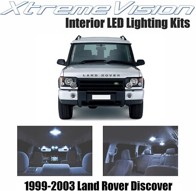 Xtremevision Interior LED for Land Rover Discover 1999-2003 (18 Pieces) Cool...