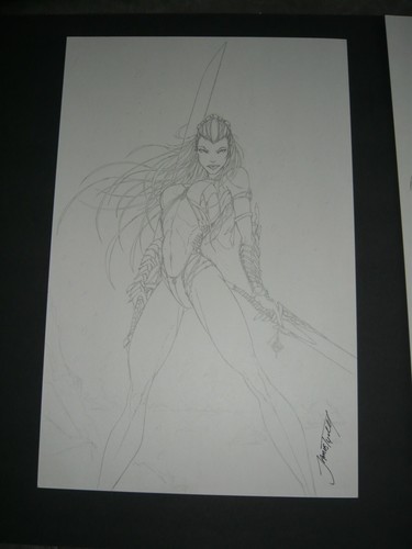 Original Art - Commission of Aspen Comics Kiani by Jamie Tyndall 11x17 - Picture 2 of 3
