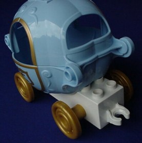 Lego Duplo 6153 CINDERELLA’S CARRIAGE Parts Horse Carriage Glass Slipper