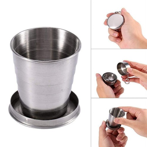 Faltbares Stahlglas mit Etui Survival Camping TELESKOP - Bild 1 von 8