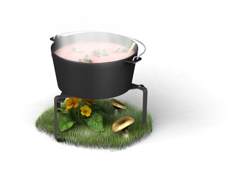 Petromax Pan Servant Saucer Cooking Stand Fire Pot Base Kitchen PT - Picture 3 of 4