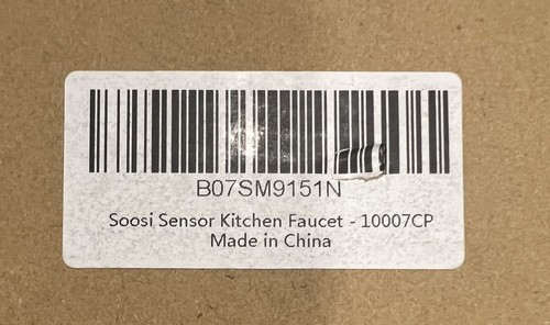 ANBSR CHROME TOUCHLESS FAUCET “ATALAWA” #10007 FOR KITCHEN, WORK, BAR, C-pics - Picture 3 of 18