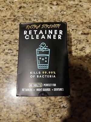 Retainer Cleaner Tablets & Denture Cleaning Tablets for Mouth Guard 90 Tablets