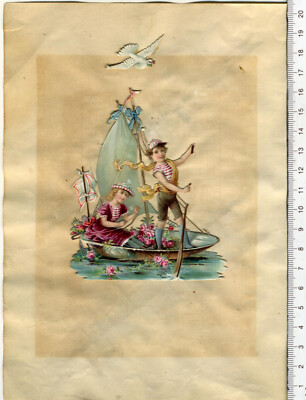 Oblate Boot Mädchen Junge etwa 1895