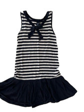 Gap Striped Navy and White Girls Sailor Dress Toddler
