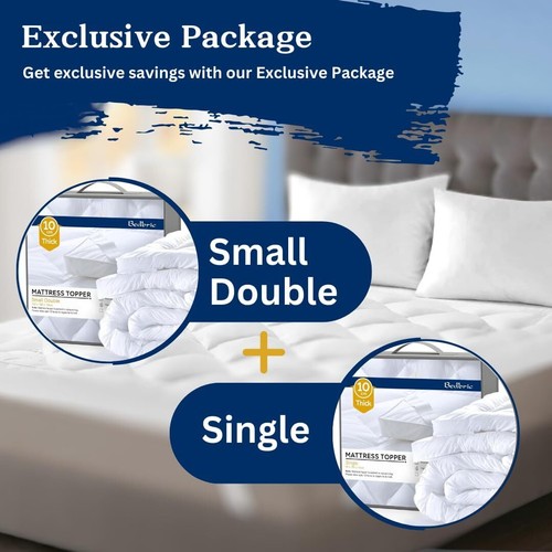 COLCHÓN TOPPER TOPPERS CALIDAD HOTEL 4 PULGADAS/10 CM INDIVIDUAL DOBLE KING SUPER KING - Imagen 87 de 166