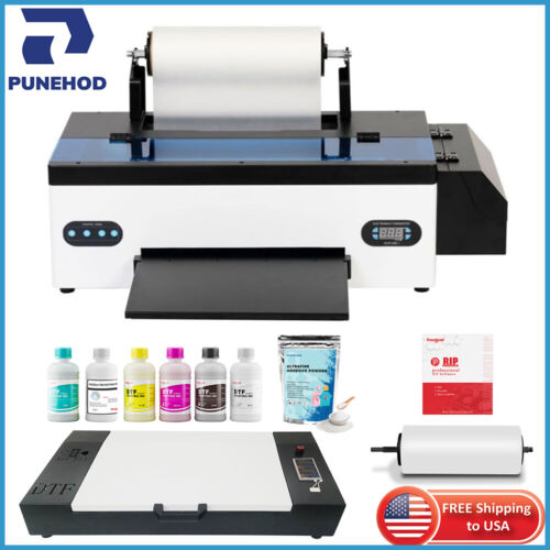 A3 Dtf Printer w/ Oven Bundle Set L1800 Direct to Film Transfer Printer Machine