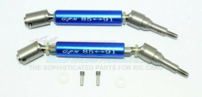 GPM Racing Alum. & Steel Front CVD Driveshaft Set -For Traxxas XO-1 SXO1280FHA-B