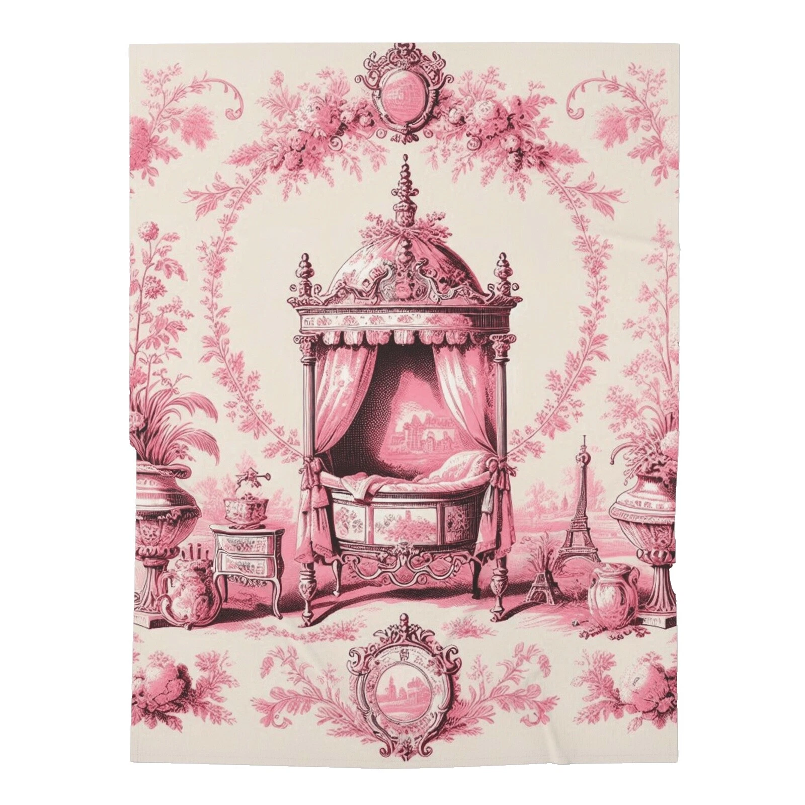 Toile Blankets & Throws