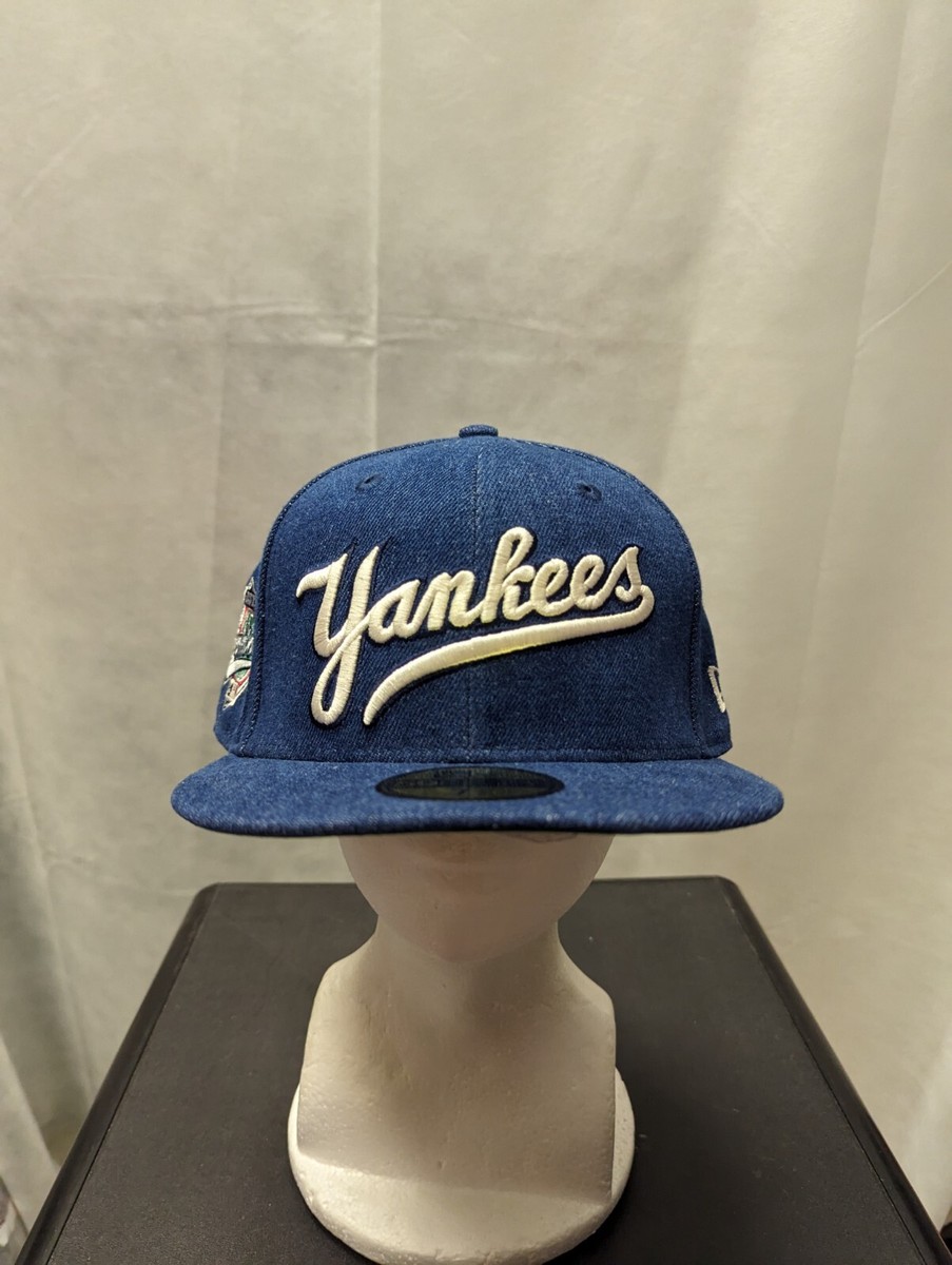 New York Yankees Era 59Fifty Blue Denim 1996 WS Patch Fitted Cap