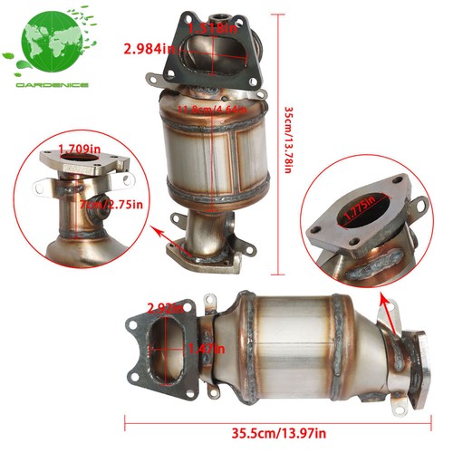 Catalytic Converter 16450 16451 16351 For Acura Honda Saturn 3.0/3.2/3.5/3.7L V6 - Picture 5 of 14
