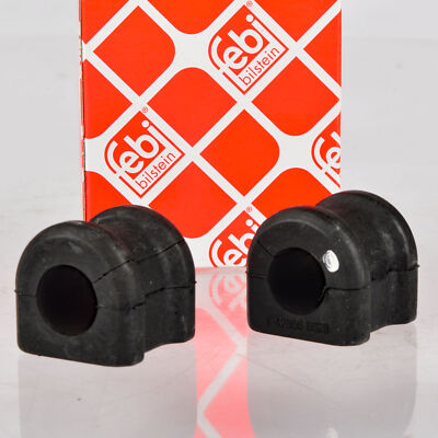 2x FEBI 42856 Stabilisatorlager Hinten für TOYOTA AVENSIS T25 Combi