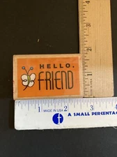 Hello Friend Rubber Stamp Studio G 2011