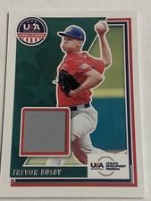 Trevor Busby 2022 Panini Stars & Stripes Jersey  Game-Used Relic USAM-TR