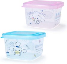 Sanrio Original Cinnamoroll Mini Food Storage Container 2" Height Set of 2