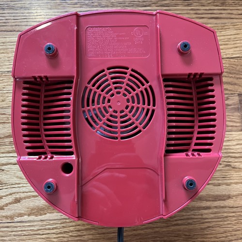 Cuisinart Ice Cream Maker Red Model ICE-21 Motor Base Only - Picture 6 of 7