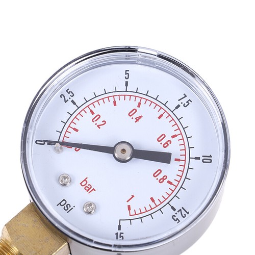 Low pressure gauge for fuel air oil gas water 50mm 0-15 PSI 0-1 bar 1/4 B ME ,NS - Picture 3 of 8