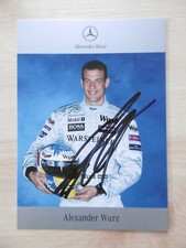 Alexander Wurz Autogramm signed 10x15 cm Postkarte