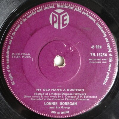 Lonnie Donegan's Skiffle Group - My Old Man's A Dustman (7'', Single, Sol)