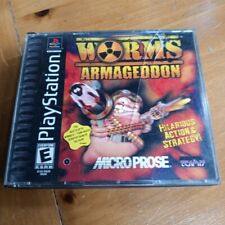 Worms: Armageddon (Sony PlayStation 1, 1999) No Manual & Untested