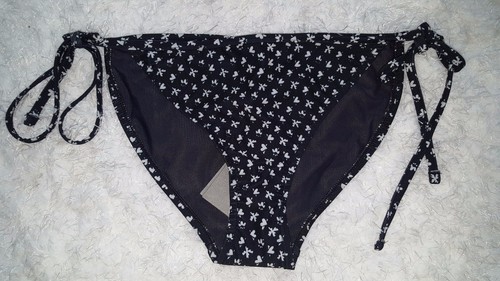 NEW All Saints TY Crush Bottom Swimsuit Swimwear WN015G US 8 UK 12 Allsaints BLK - Picture 6 of 10