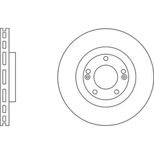 Apec Blue Brake Disc - Front SDK6295 - Fits selected Hyundai and Kia vehicles